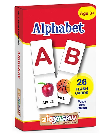 Zigyasaw English Alphabets Flash Cards - Multicolor