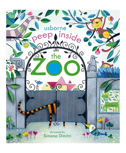 Peep Inside The Zoo Book - English