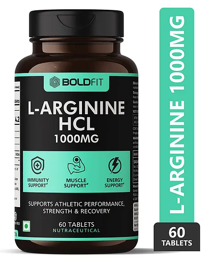 Boldfit L Arginine HCL 1000mg Supplement - 60 Tablets