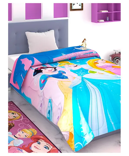 Disney By Athom Living 300 GSM Kids Comforter Disney By Athom Living Princess Print - Multicolour