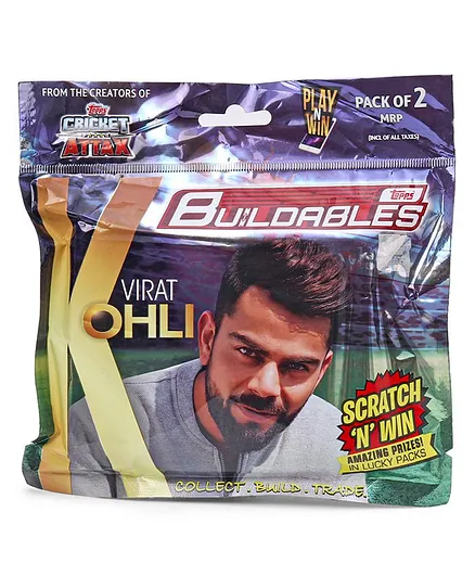Topps Buildables Virat Kohli Edition Pack Of 2 - Multicolor