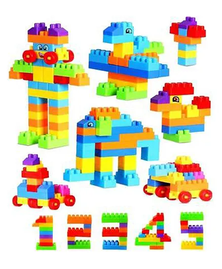 AdiChai Building Blocks Multicolour - 100 blocks