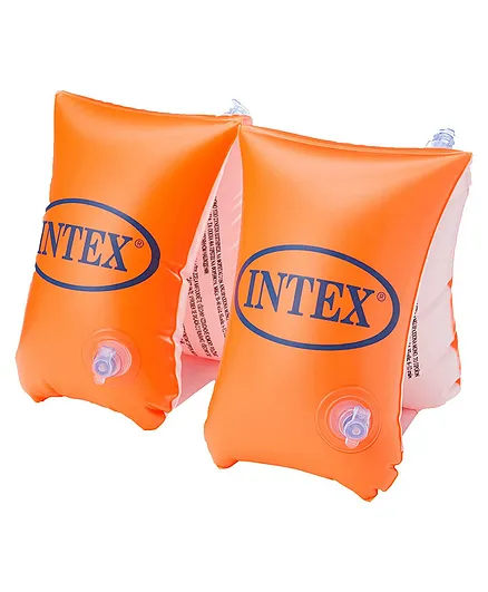 Intex Plastic Swimming Arm Bands - Orange