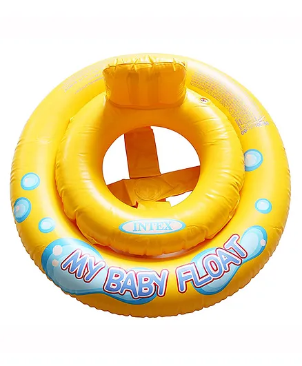 Intex My Baby Float Inflatable Swimming Pool Tube - Yellow