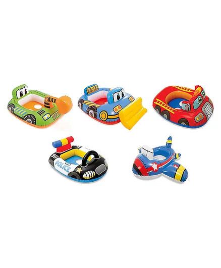 Intex Vehicle Theme Kiddie Float Pack of 1 - Design & Color May Vary 