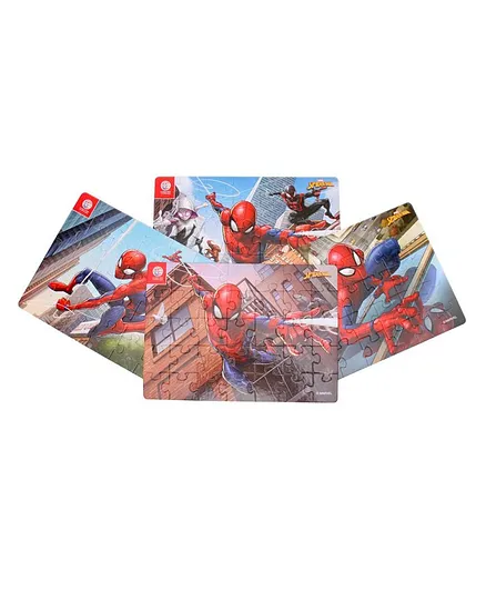 Spider Man 4 in 1 Jigsaw Puzzle - 140 pieces