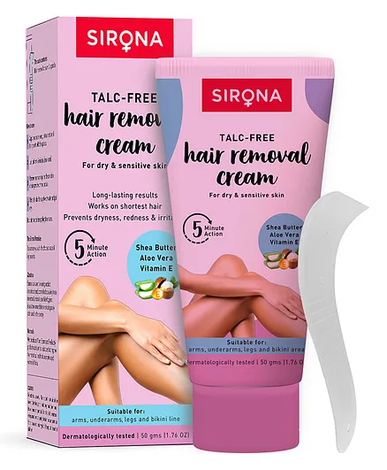 Sirona Bikini Line & Body Hair Removal Cream - 50 gm