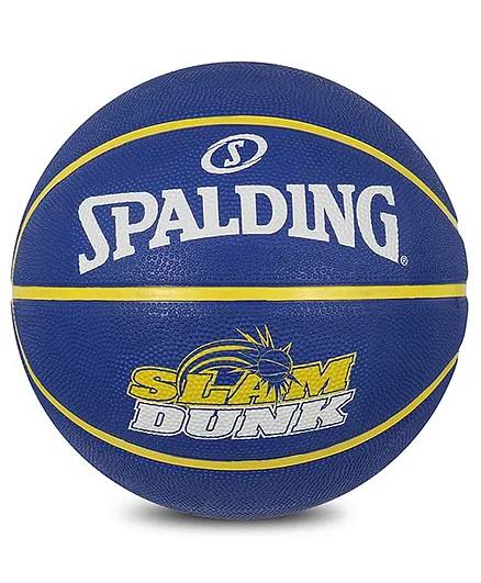Spalding Slamdunk Rubber Basketball Size 6 - Blue