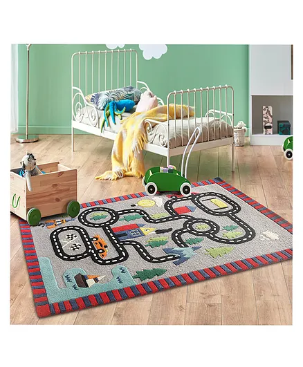 Little Looms Mountainous Track Rug - Multicolor