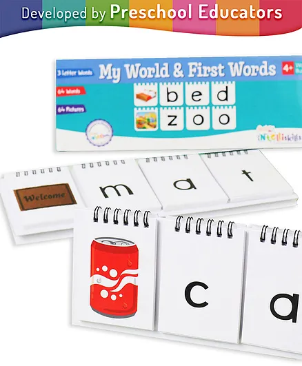 Intelliskills Early Literacy Word Builder ABC and First Words Set of 2 - English