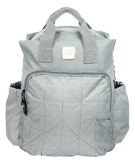 Mee Mee Multi Functional Stylish Diaper Bag With Mat - Light Blue