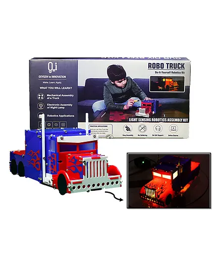 O2I Robo Truck Robotics DIY Kit - Multicolour