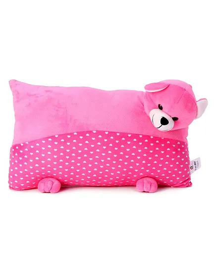 Funzoo Teddy Bear Soft Toy Pillow - Pink