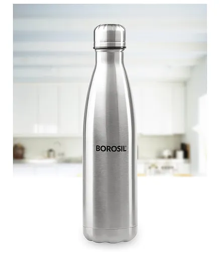 Borosil Hydra Bolt Stainless Steel Vacuum Insulated Flask Silver 1000 Ml Online In India Buy At Best Price From Firstcry Com