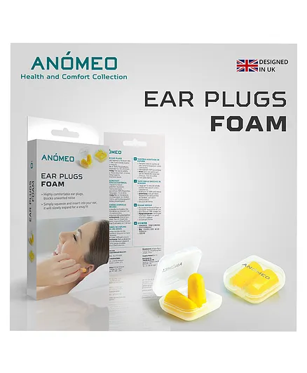 Anomeo Foam Ear Plugs - Yellow