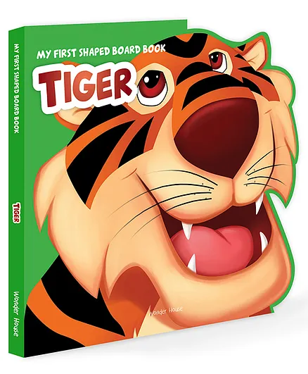 My First Shaped Tiger Board Book - English