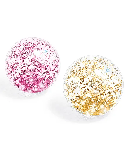 Intex Sparkly Glitter Filled Ball (Colour May Vary)