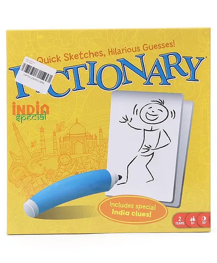 Mattel Games Pictionary India Special Board Game - Multicolour