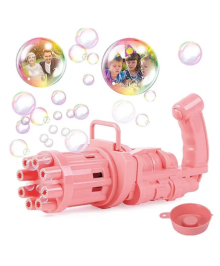 DOMENICO 8 Hole Electric Bubbles Gun (Colour May Vary)