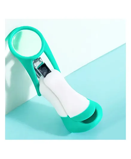 Baby Story Nail Cutter With Zoom Lens - Green