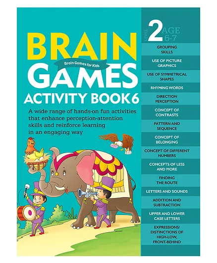 Brain Games Activity Book No 6 Level 2 - English