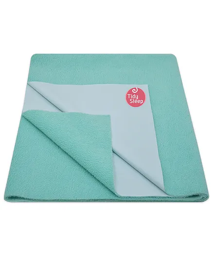 Tidy Sleep Ultra Absorbent Baby Dry Sheets & Bed Protector - Sea Green