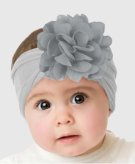 SYGA Nylon Flower Stretchy Headband (Colour May Vary)