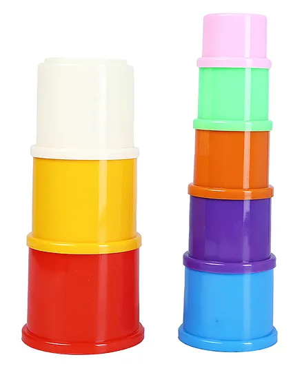 Kipa Stacking Drums Multicolour - 8 Pieces