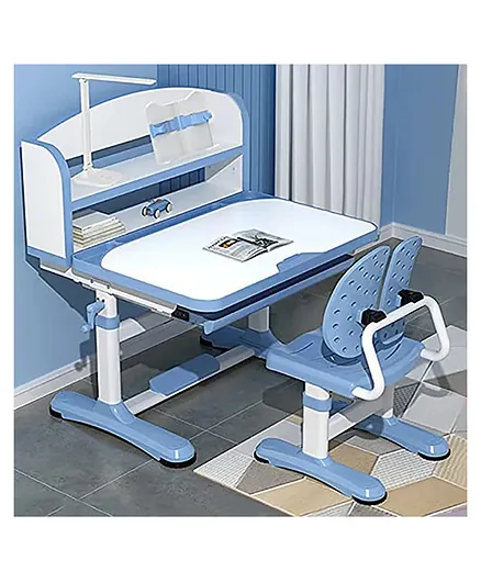 StarAndDaisy Adjustable Study Table and Chair - Blue