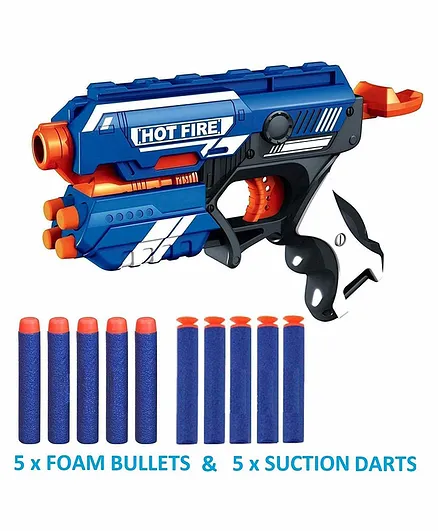 OPINA Hot Fire Blaze Storm Bullet Gun - Blue