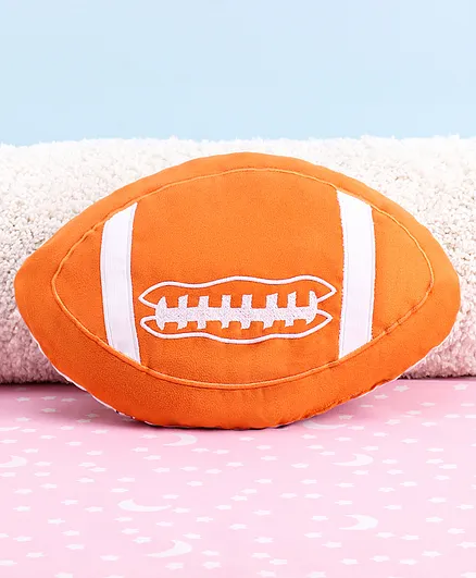 Babyhug Soccer Ball Shape Cushion - Orange