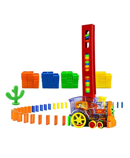Niyamat Electric Blocks Train Toy Set Multicolour - 60 pieces