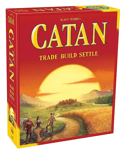 EYESIGN Catan Trade Build Settle Board Game - Multicolor