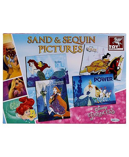 Toy Kraft Disney Princess Sand And Sequin Craft Kit - Multicolor