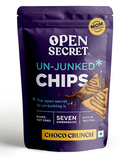 Open Secret Choco Chrunch Unjunked Chips Pack of 6 - 180 gm 