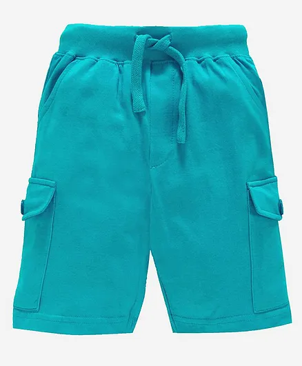 Kiddopanti Solid Colour Shorts - Blue