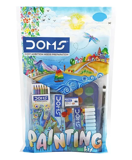 Buy Combo pack of 2: Doms Painting Kit Pack Of 9 Pieces - Multicolor ...
