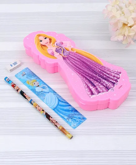 Disney Snow White Design Pencil Box- Pink