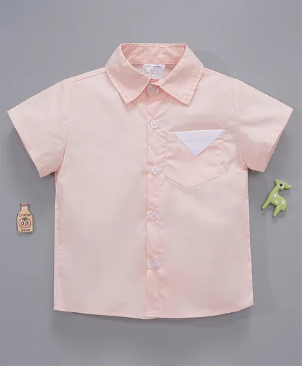 Kookie Kids Solid Shirts Pink 90 Boy