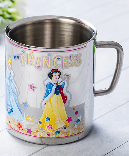 Disney Princess Ergo Safe Double Wall Mug Silver - 200 ml