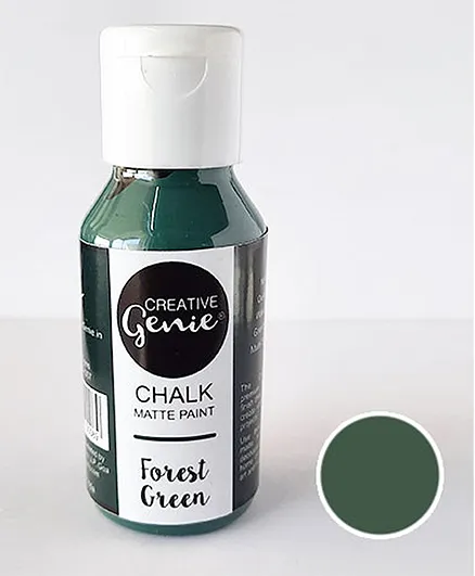 Creative Genie Chalk Paints Forest Green - 60ml