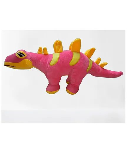 BABYJOYS Dinosaur Soft Toy Pink - Length 53 cm