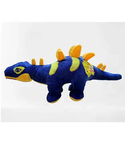 BABYJOYS Dinosaur Soft Toy Blue - Length 53 cm