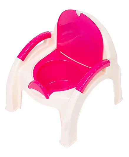 Baby Moo Potty Training Chair With Handle & Detachable Lid - Pink