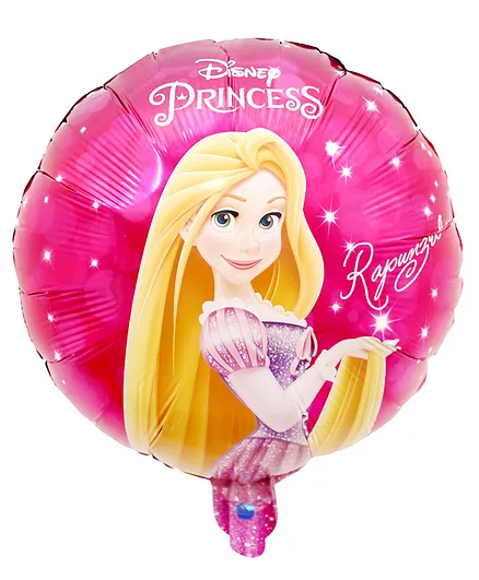 Sparkloon Princess Tangled Rapunzel Round Foil Balloon Pink - Height 48.26 cm
