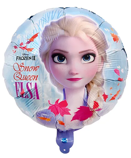 Sparkloon Disney Frozen The Snow Queen Elsa Round Foil Balloon - Multicolour