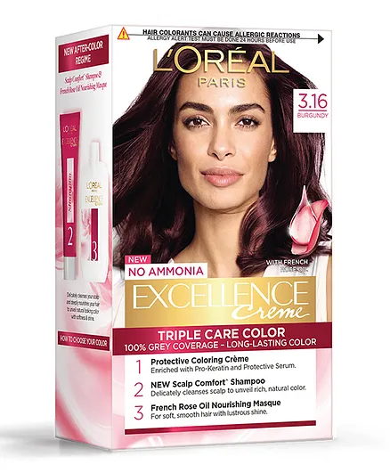 Loreal Paris Excellence Creme Hair Colour Kit - 72 ml, 100 gm, 175 ml  Online in India, Buy at Best Price from  - 10670731