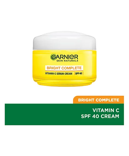 Garnier Bright Complete Serum Cream - 45 gm