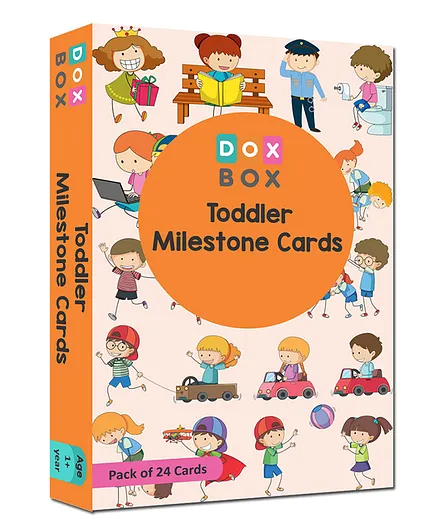 Doxbox Toddler Milestone24  Cards - Multicolour