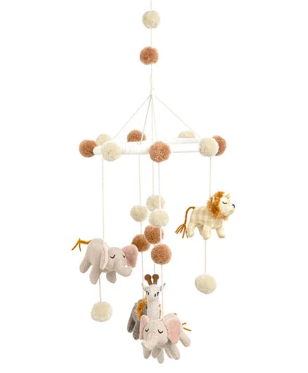 Crane Baby Kendi Collection Ceiling Hanging - Orange White
